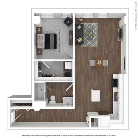 Arterra KC A7 3D Floor Plan